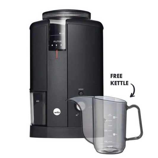 Wilfa SVART Precision Coffee Grinder + Hario Drip Kettle Air